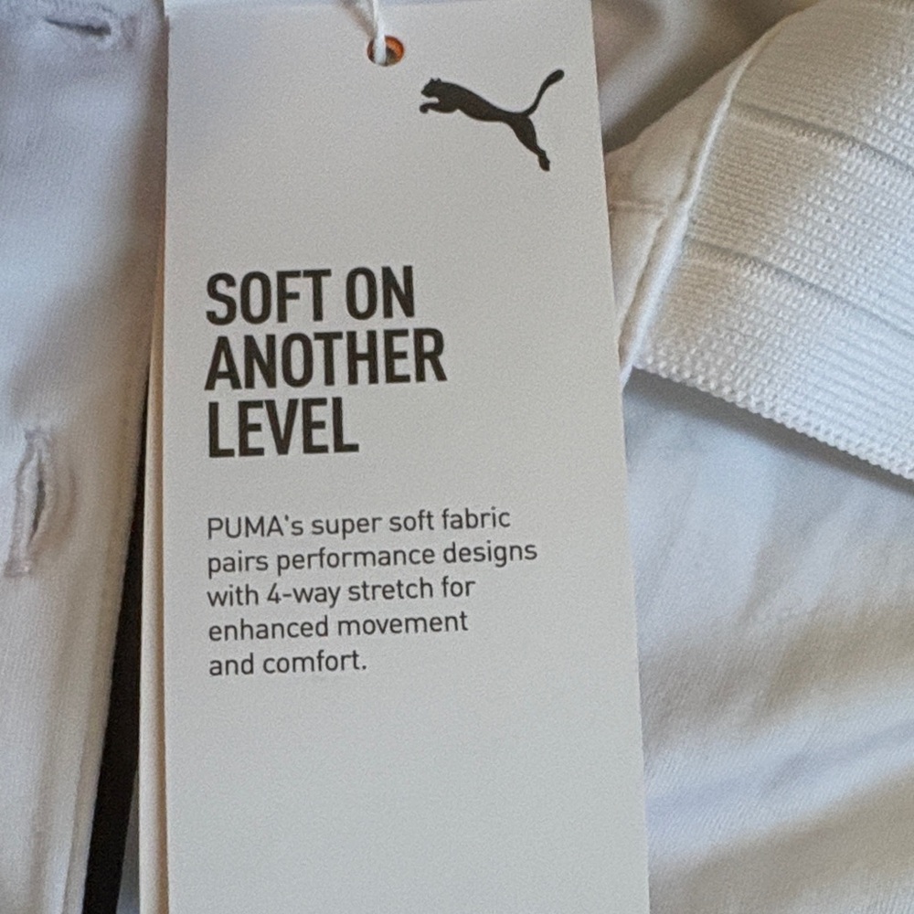 Woman’s Puma Cloudspun White Polo Shirt - L. NWT - Picture 4 of 7